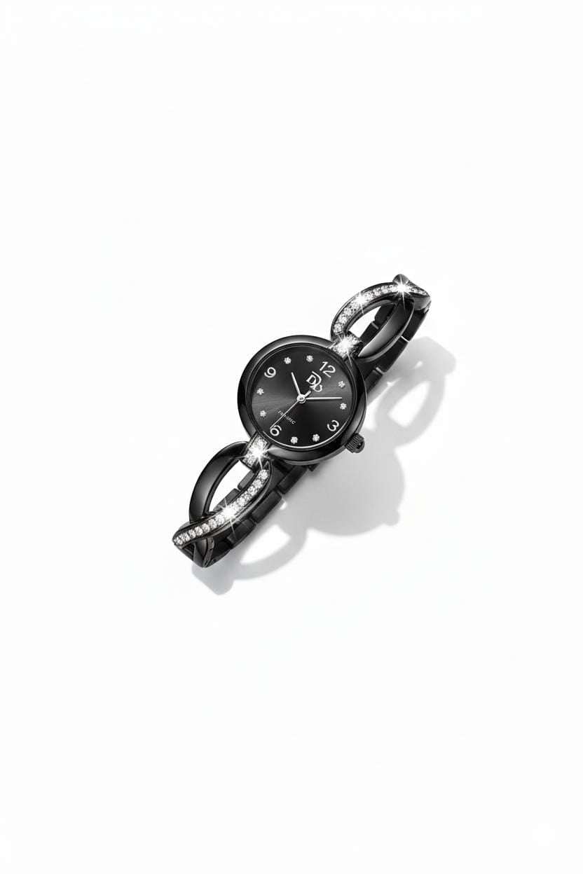 RTJ-181 Zircon Korean Women Watch – Black