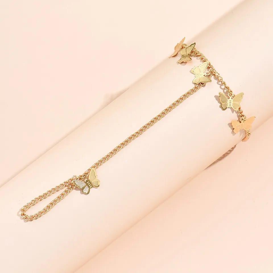 Butterfly Charm Bracelet – Golden