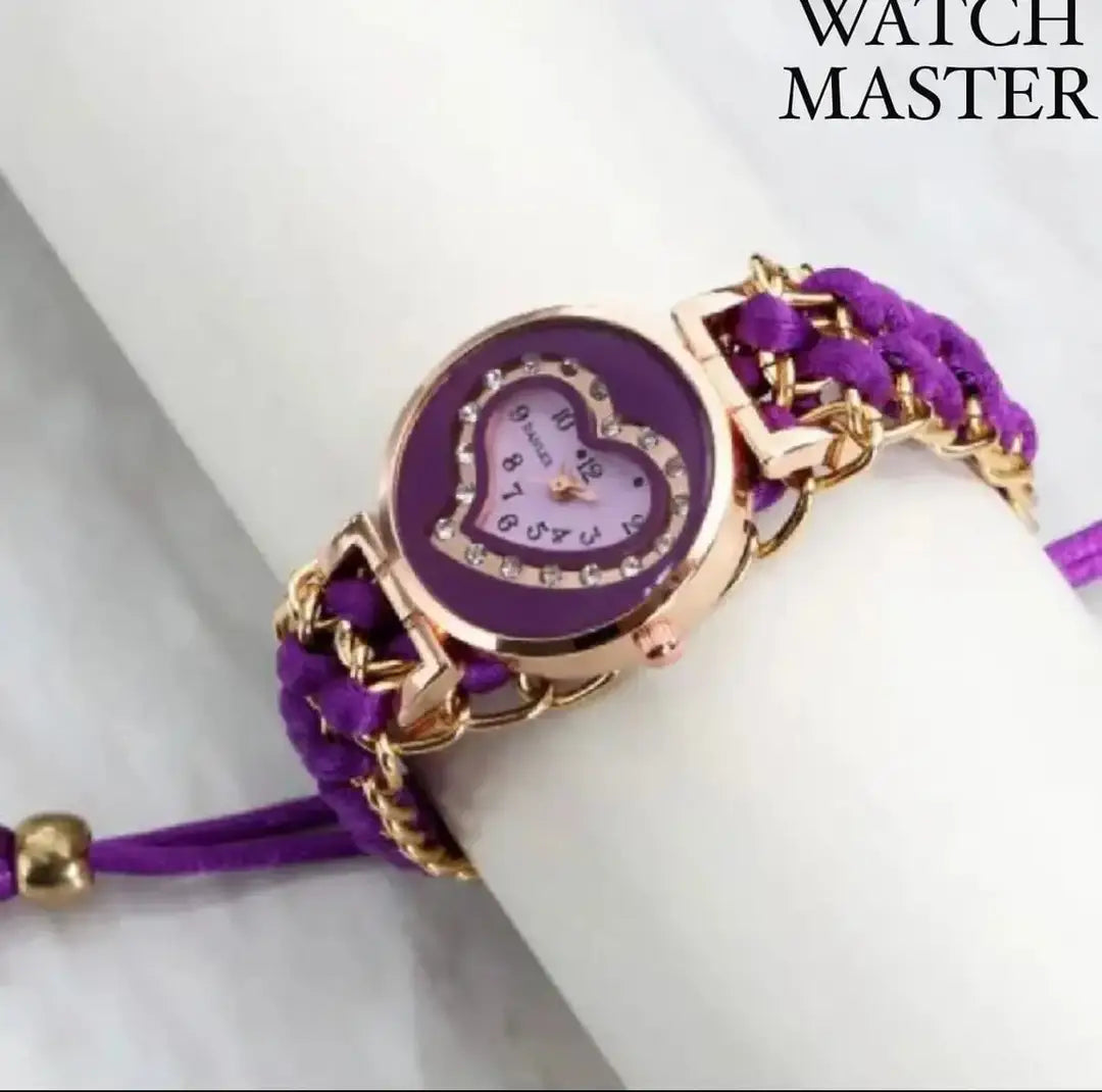 Heart Bracelet Women's Watch