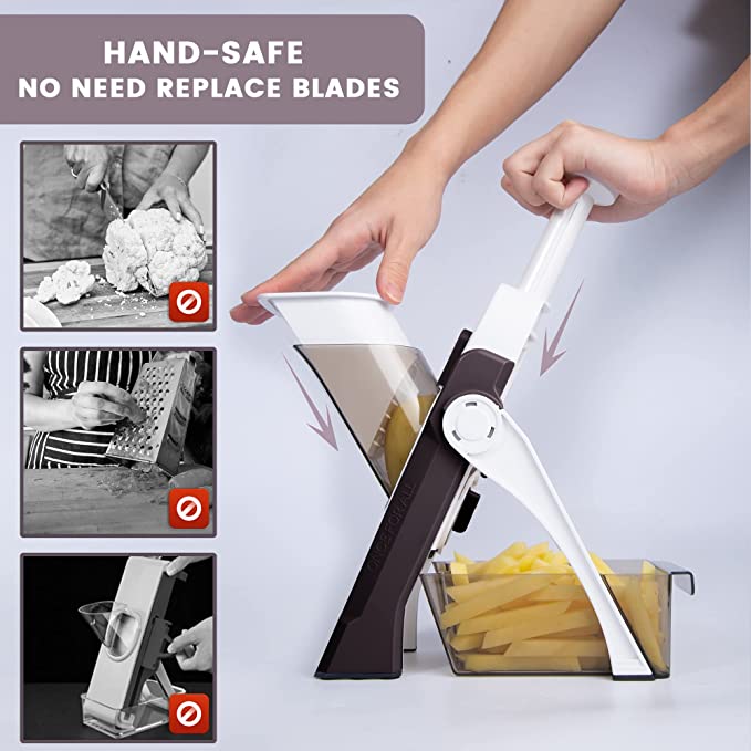 Mandoline Vegetable Cutter – Multi-Function Vertical Slicer