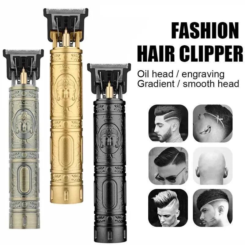 Premium Gold hair shaver with stainless steel blades