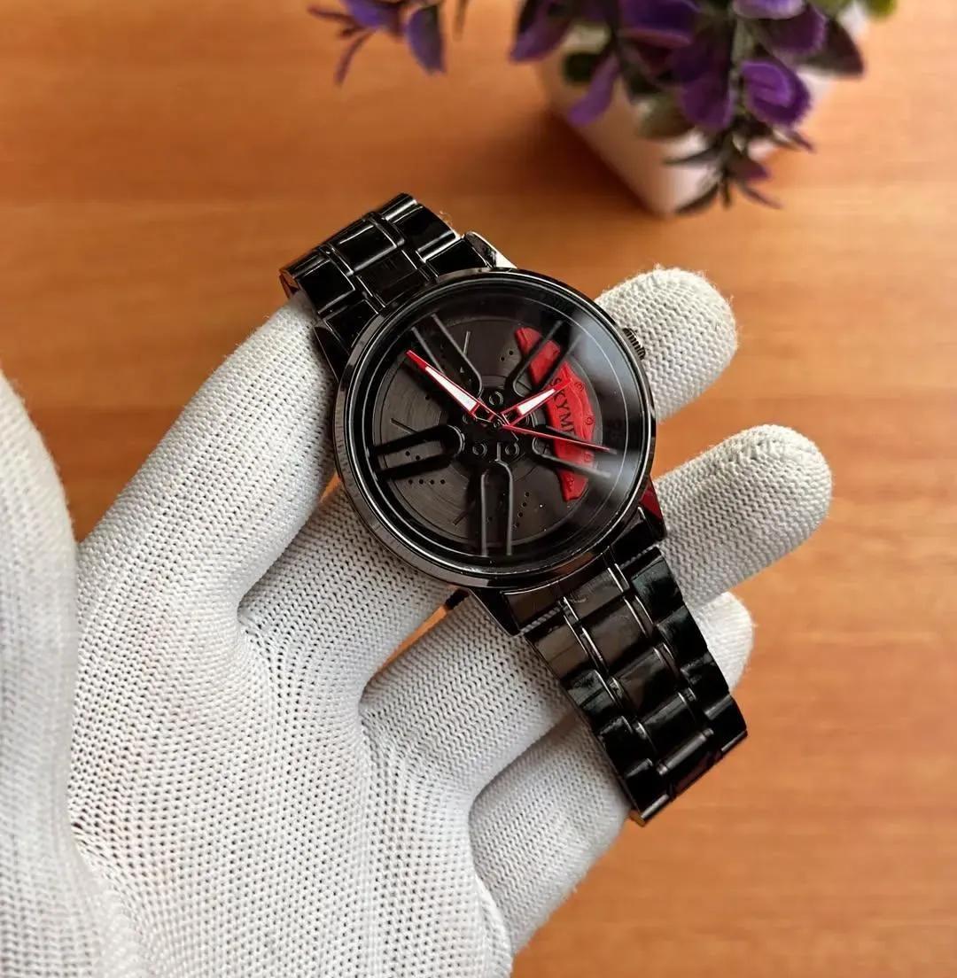 Men’s Spinning Dial Stylish Watch