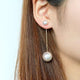 AWJ-157 Pearl Hanging Korean Earrings