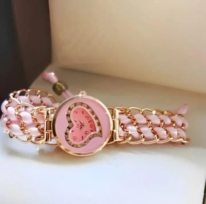 Heart Bracelet Women's Watch