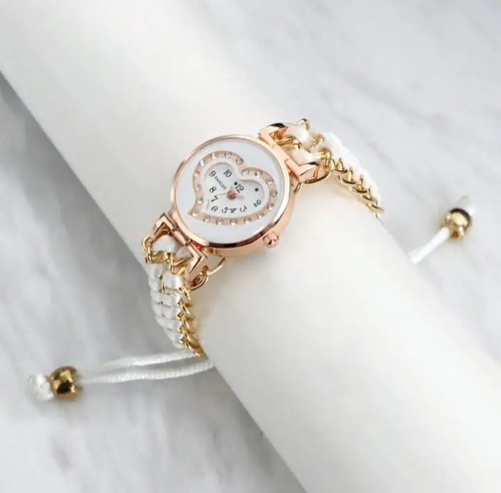 Heart Bracelet Women's Watch
