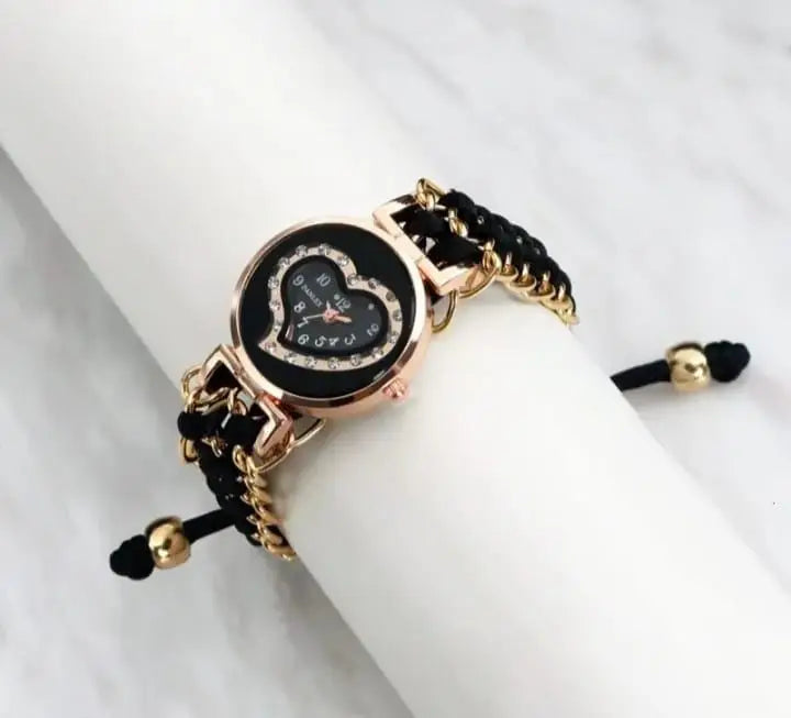 Heart Bracelet Women's Watch