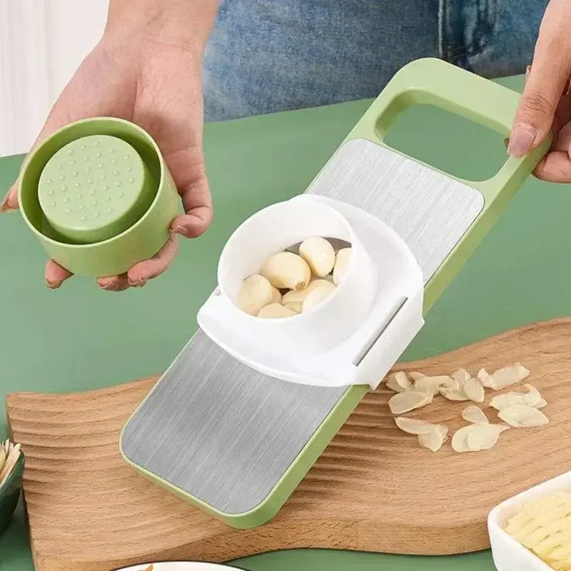 Multifunctional Mandoline Vegetable Cutter – 5 Blade Slicer Set