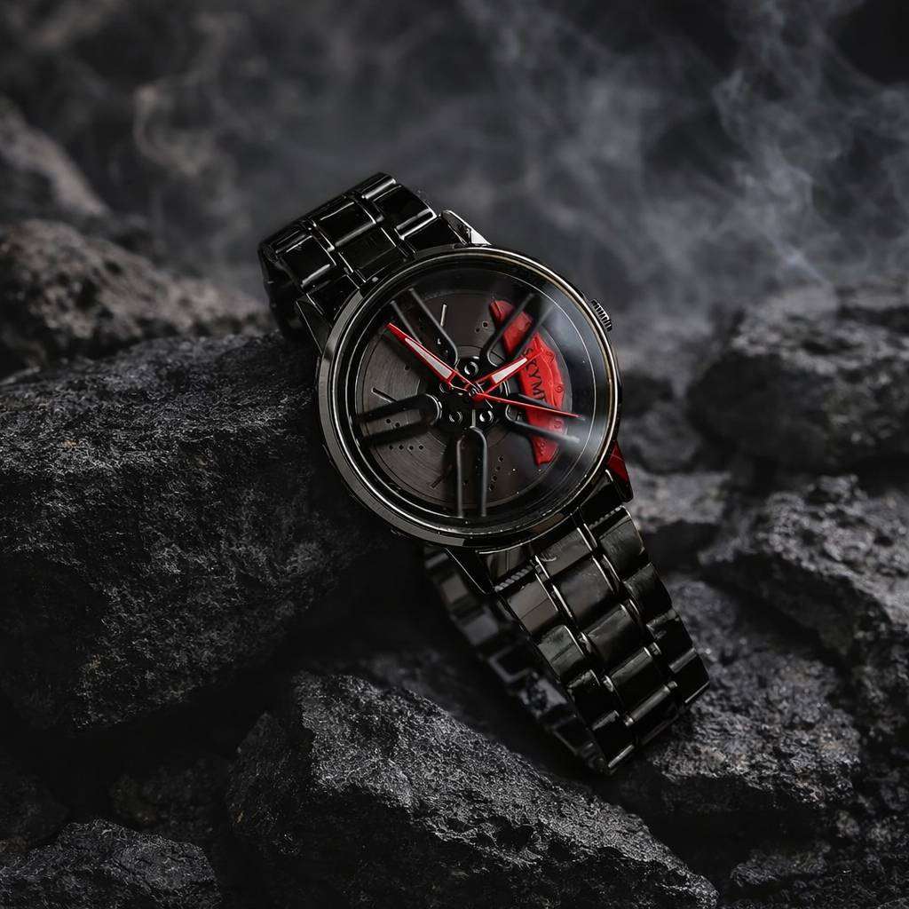 Men’s Spinning Dial Stylish Watch