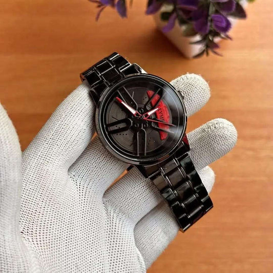 Men’s Spinning Dial Stylish Watch