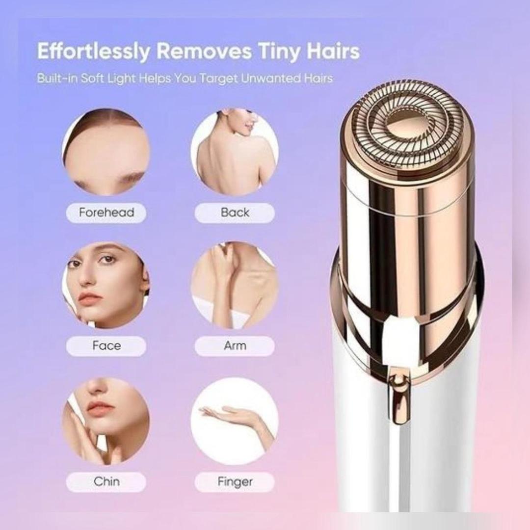 Rechargeable facial hair removal pen for flawless skin