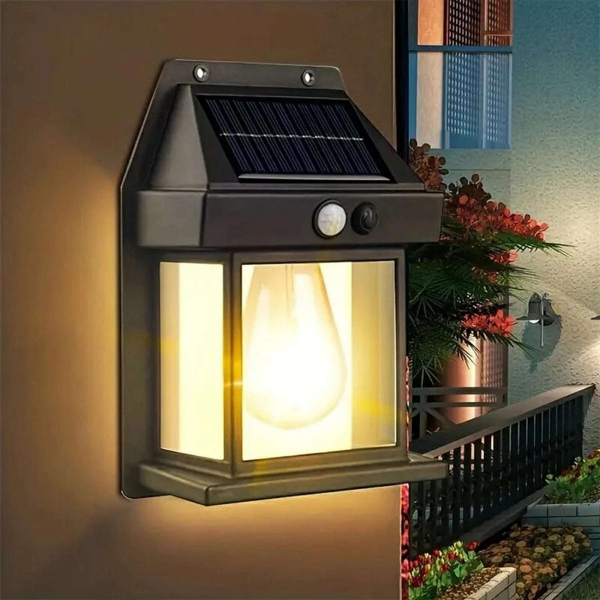 Solar Motion Sensor Waterproof Wall Lamp 888 Big Size