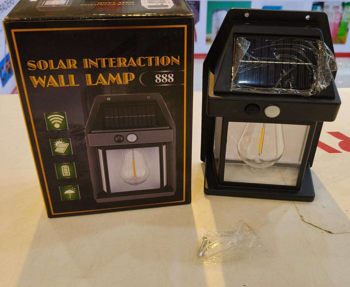 Solar Motion Sensor Waterproof Wall Lamp 888 Big Size