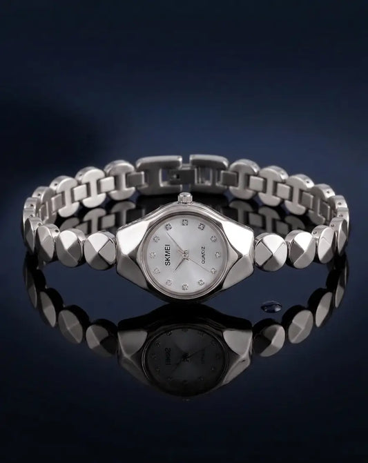 women's silver chain watch women's silver chain watch