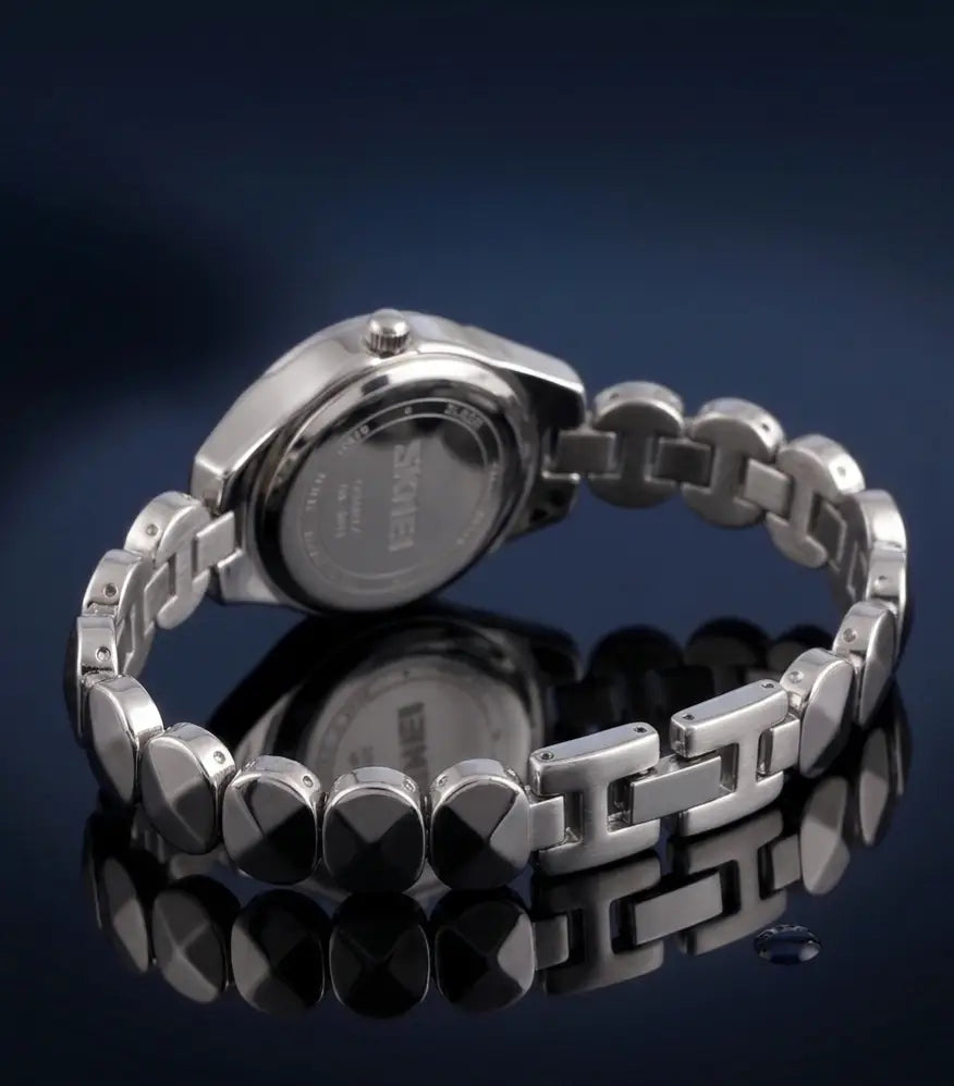 Women's Silver Chain Watch